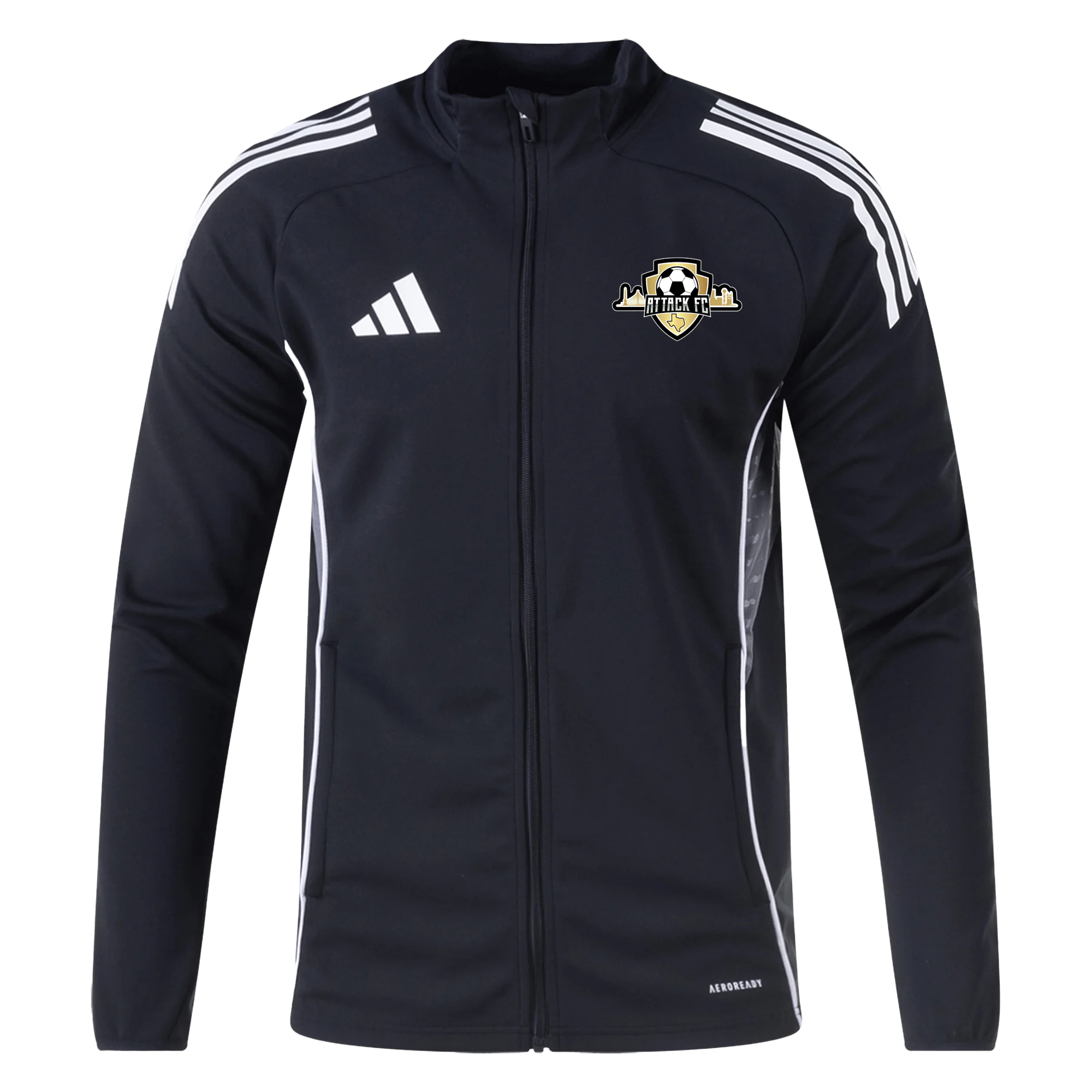 Attack FC adidas Tiro 25 Competition Jacket Front Logo
