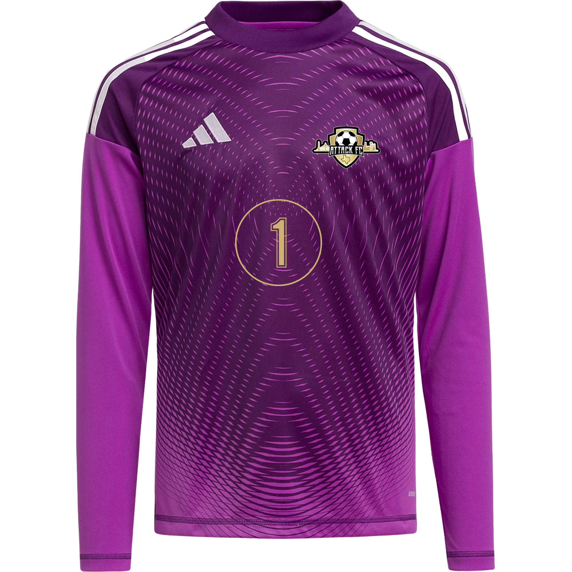 Attack FC adidas Tiro 25 GK Jersey - Purple