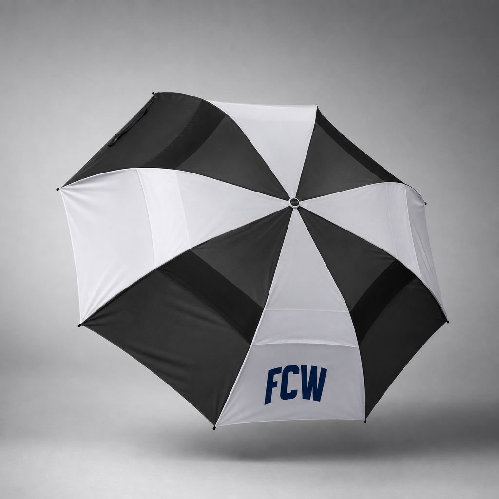 Shed Rain™ FC Westlake | 58" Vented Wooden-Handled Auto-Open Jumbo Compact Umbrella