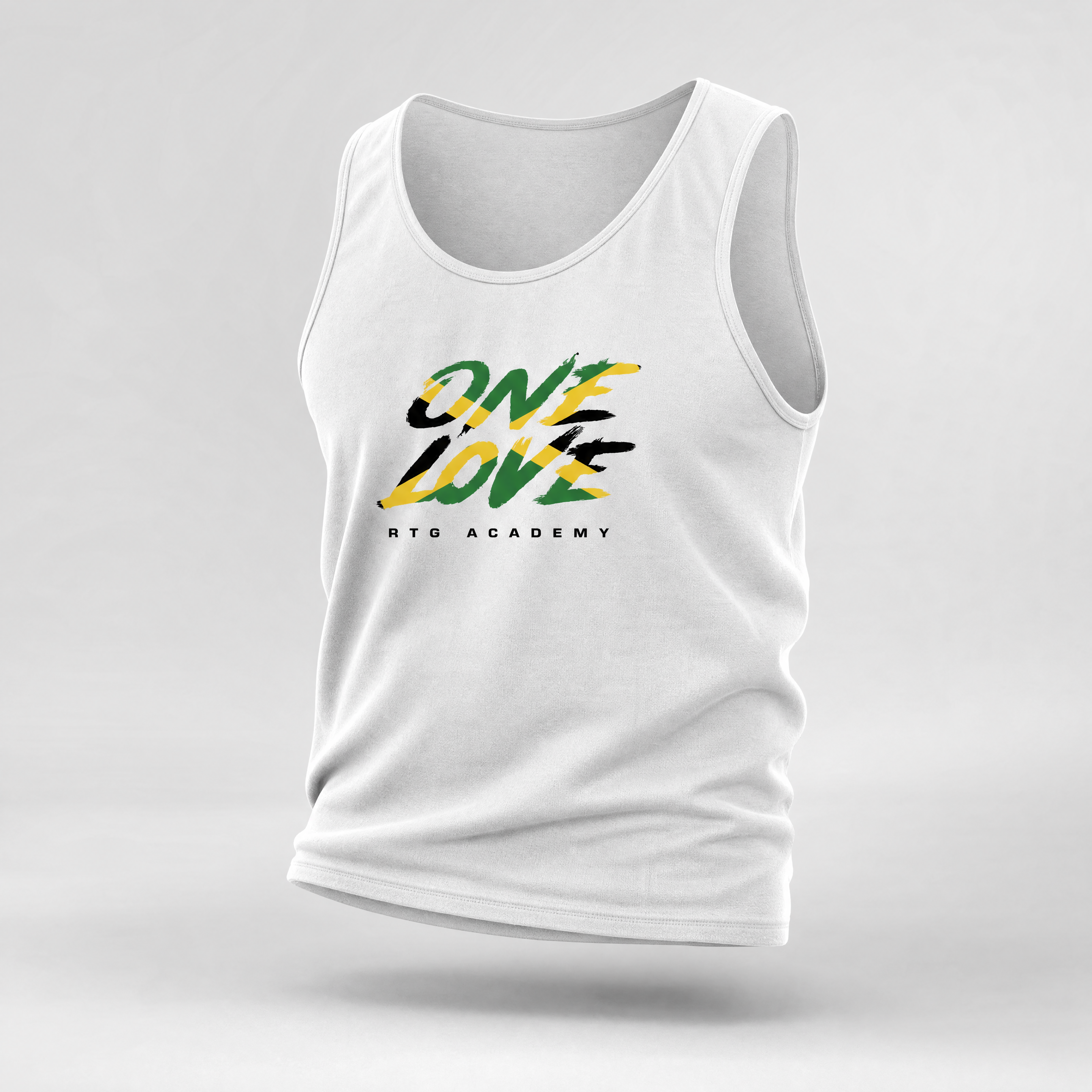 RTG One Love White Tank Top