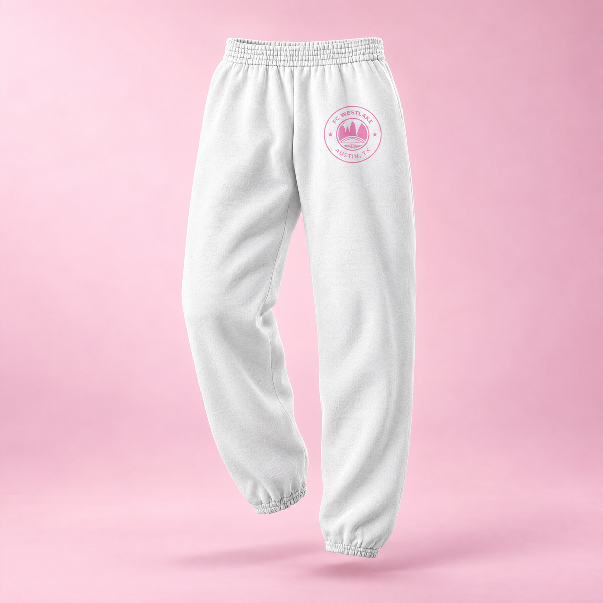 FCW Monochrome Crest Logo - Dark Pink