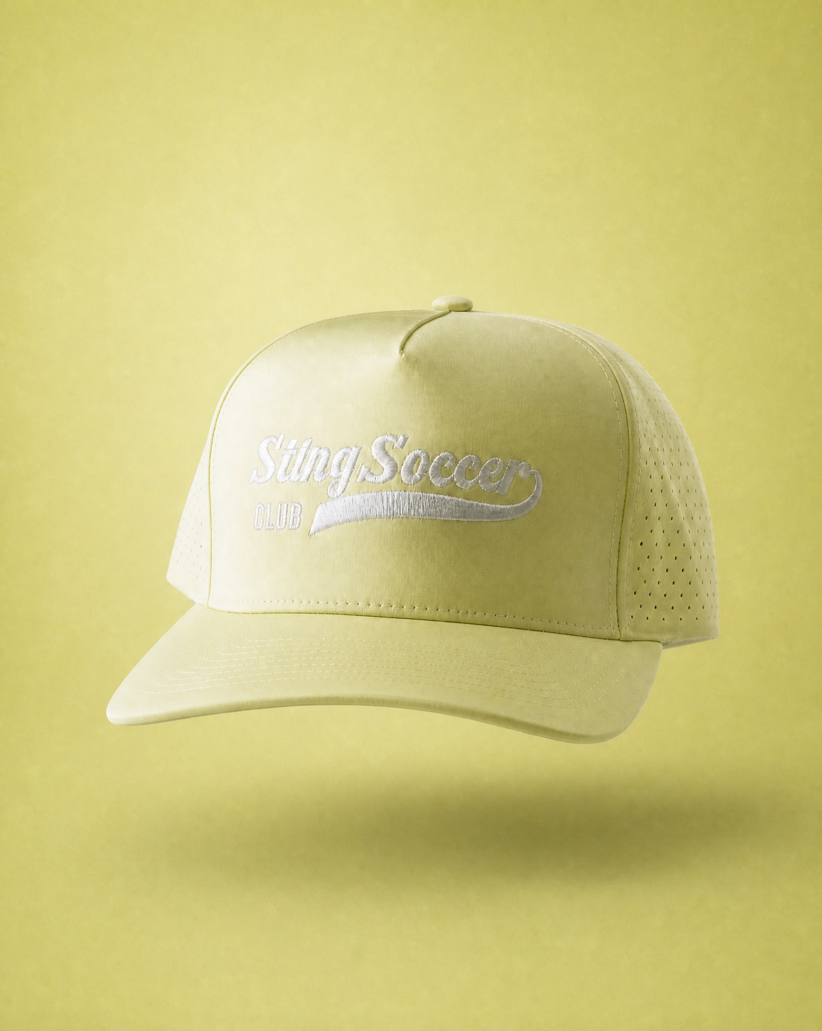Celestial yellow Sting Retro Collection varsity performance snapback