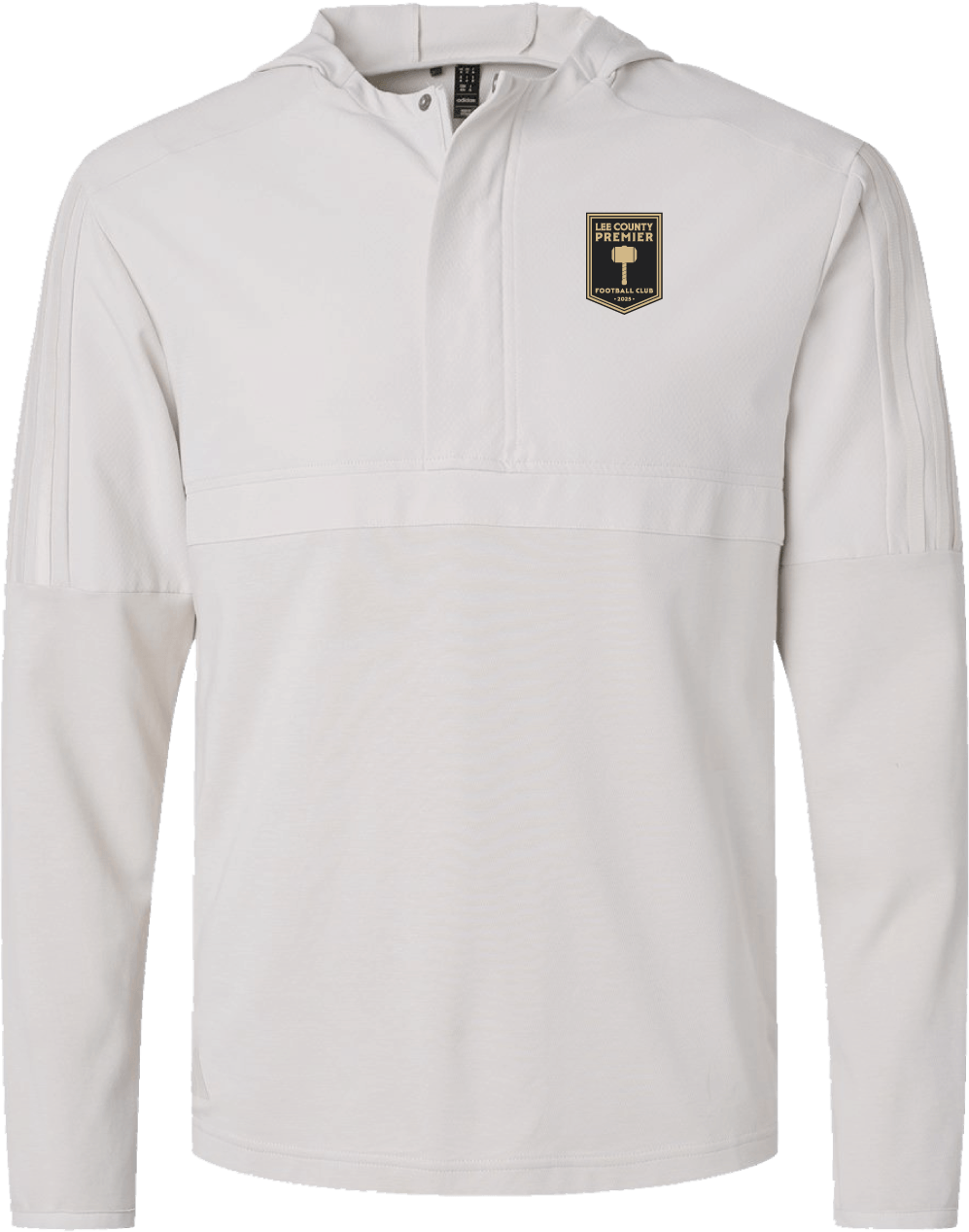 Lee County Premier adidas Men's Half-Zip Hooded Anorak