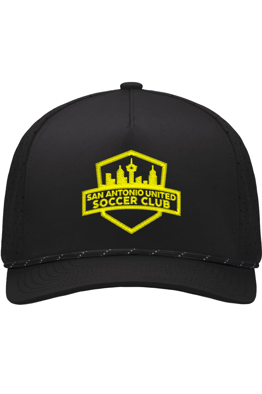SAU Core | Weekender Snapback Cap – Black, front view
