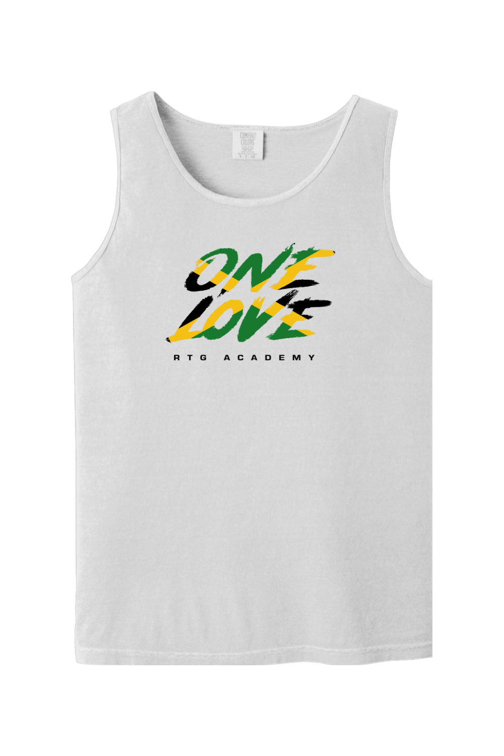 RTG One Love White Tank Top