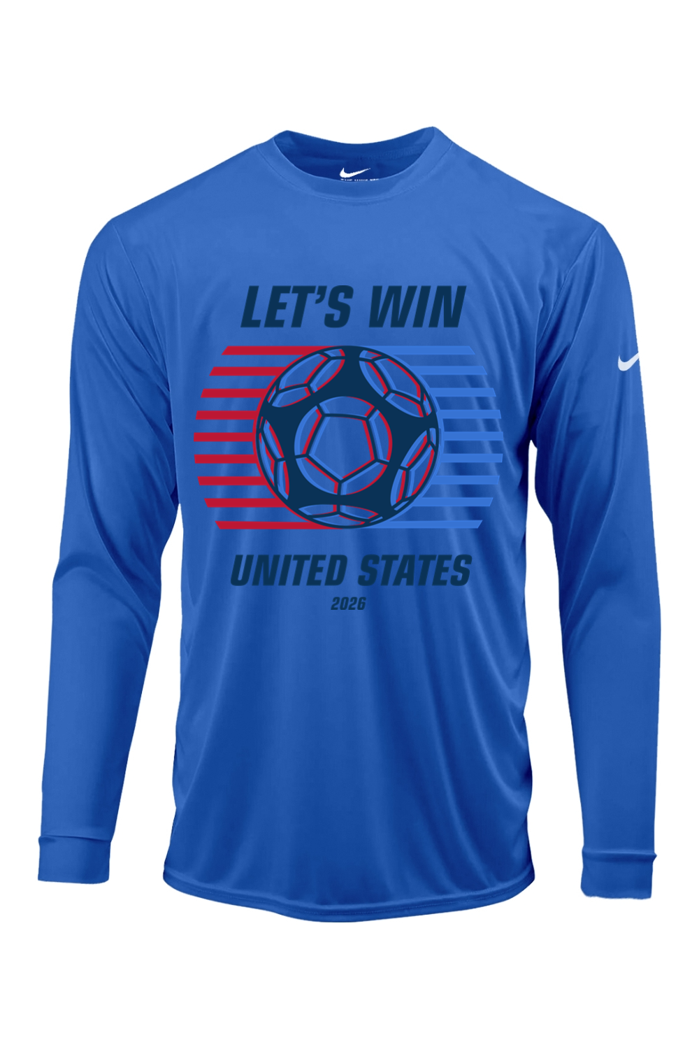 USA Let's Win | Nike Core Cotton Long Sleeve T-Shirt