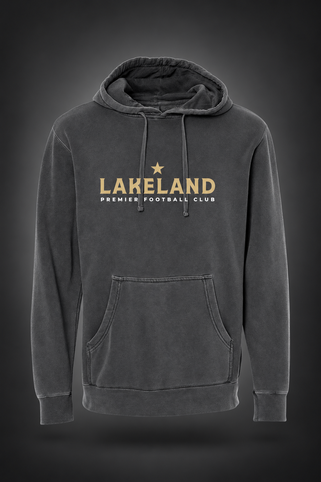 Lakeland Premier| Unisex Luxe Hoodie – Black, front view