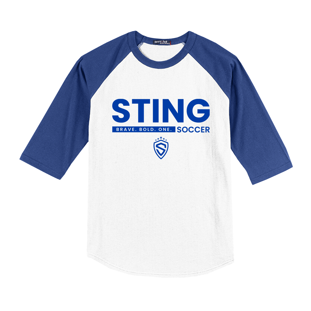 Sting 23 PosiCharge Tri-Blend Wicking Raglan Tee