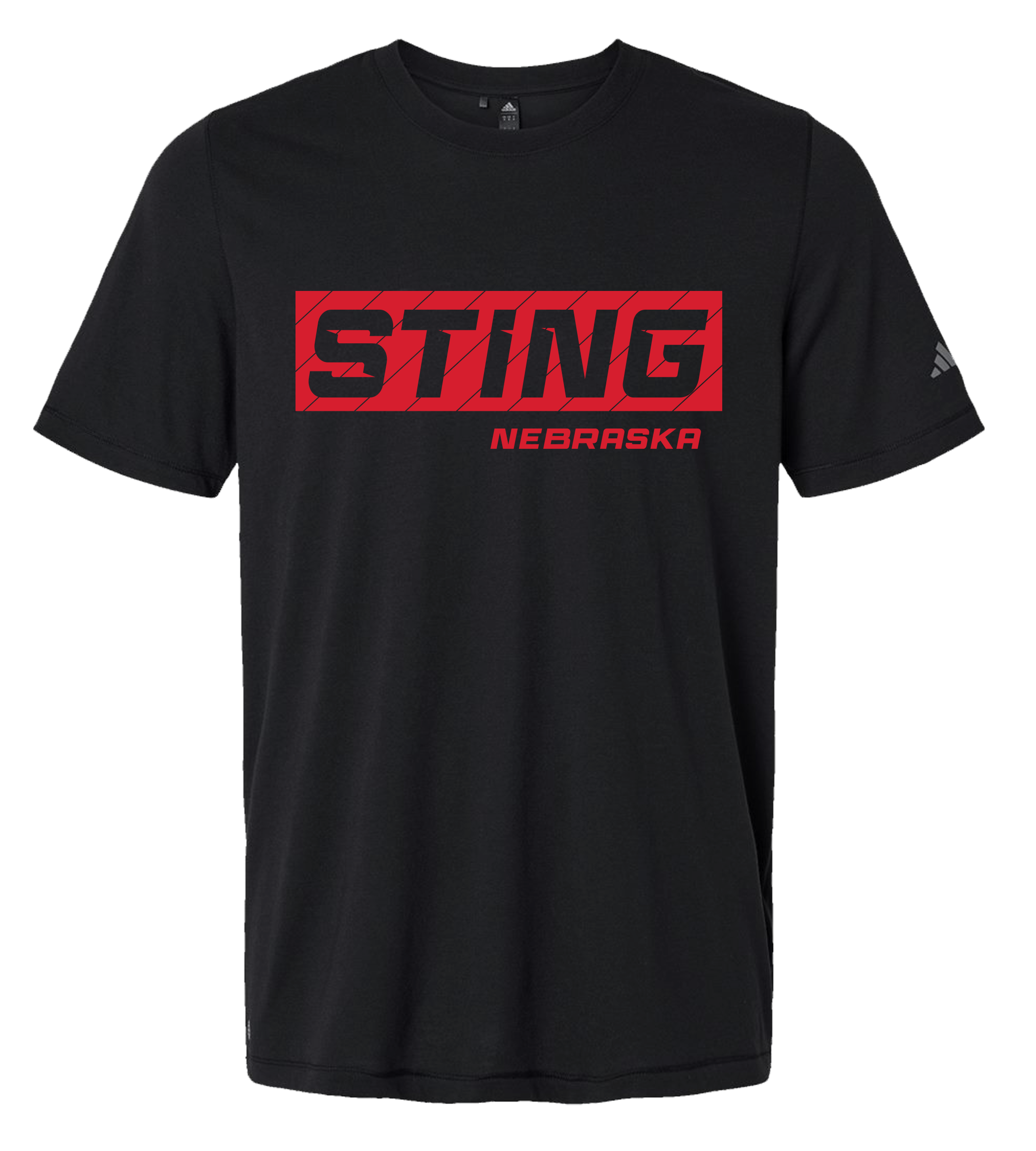 Sting 25 adidas Blend Nebraska Sideline Tee