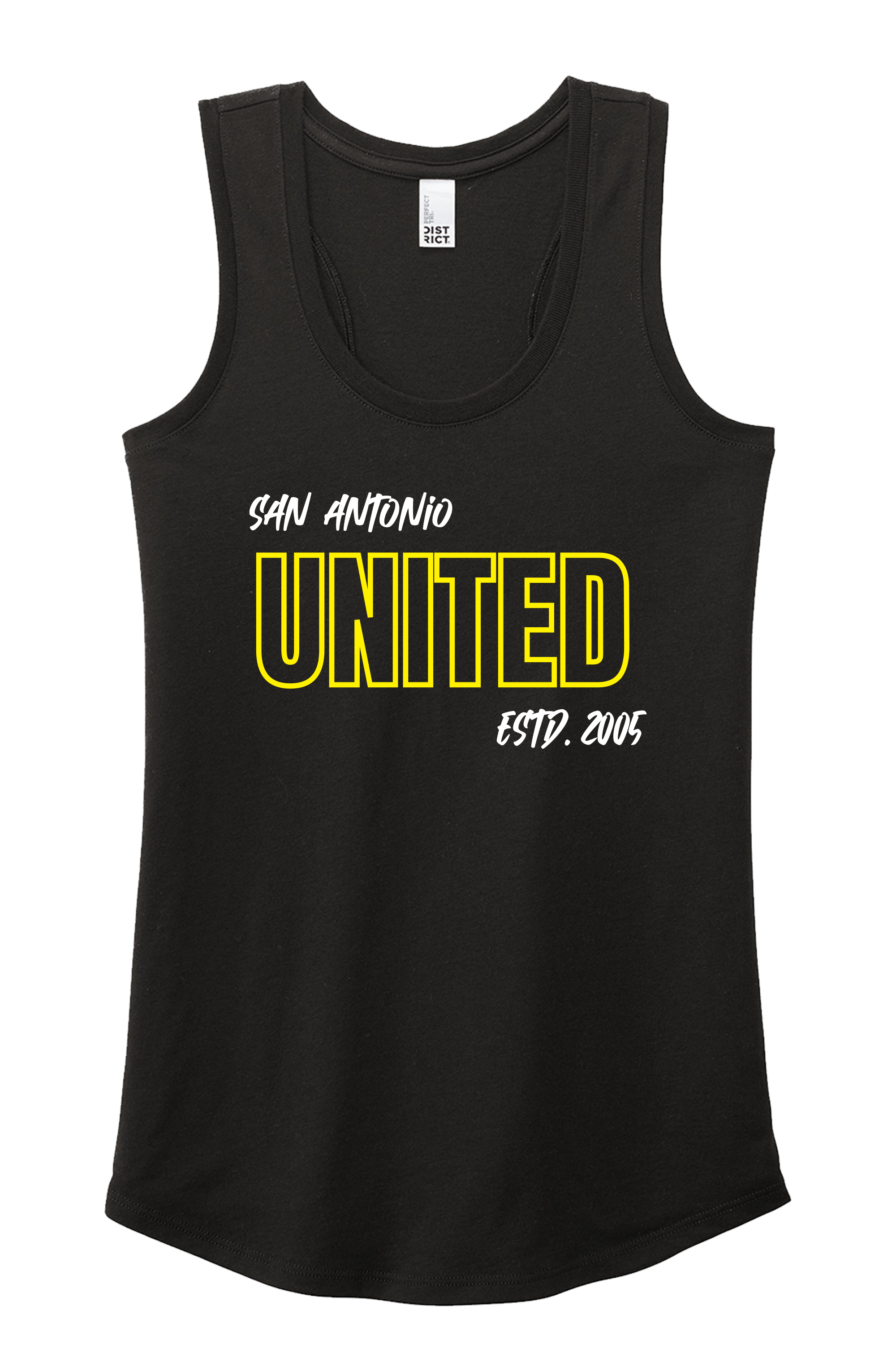 SA United 25 Outline District Perfect Tri Women's Tank