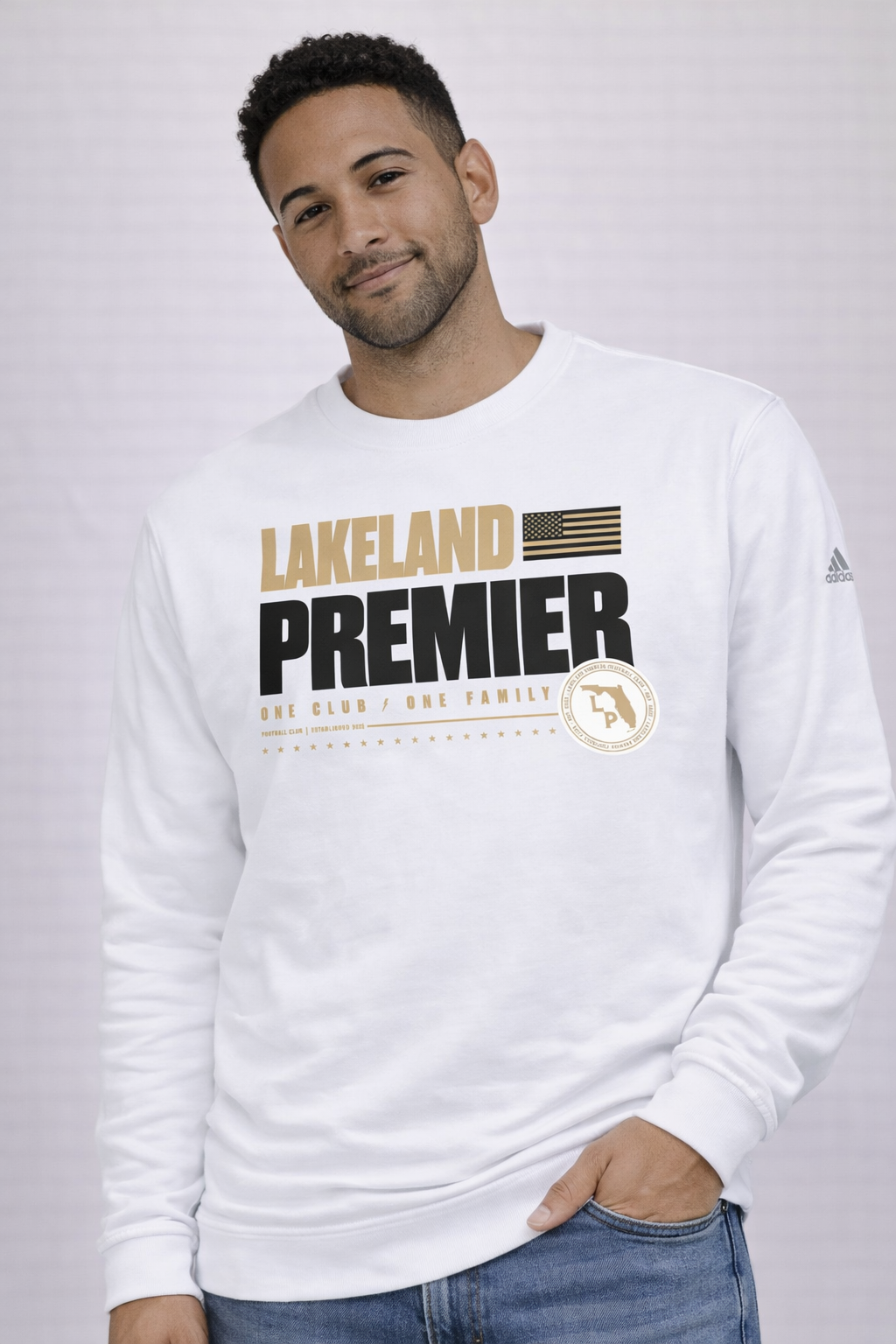 Lakeland Premier adidas Fleece Crewneck Sweatshirt