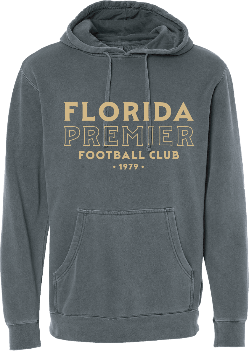 Florida Premier Midweight Pigment Dyed Hooded Sweatshirt