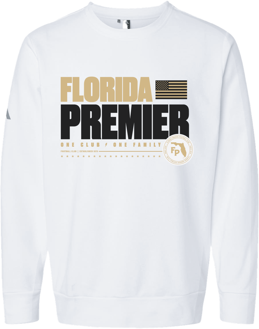 Florida Premier adidas Fleece Crewneck Sweatshirt