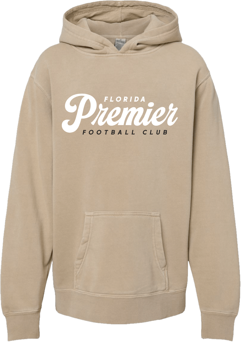 Florida Premier Youth Midweight Pigment-Dyed Hooded Sweatshirt