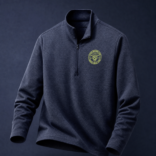Sting Soccer Sideline | Neon & Navy 1/4-Zip Pullover