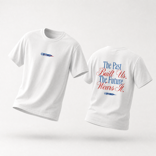 Sting Legacy Collection | Youth Past Built Us Tee | White