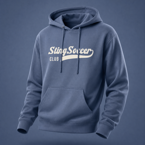 Sting Retro Collection | Youth Varsity Hoodie | Slate Blue