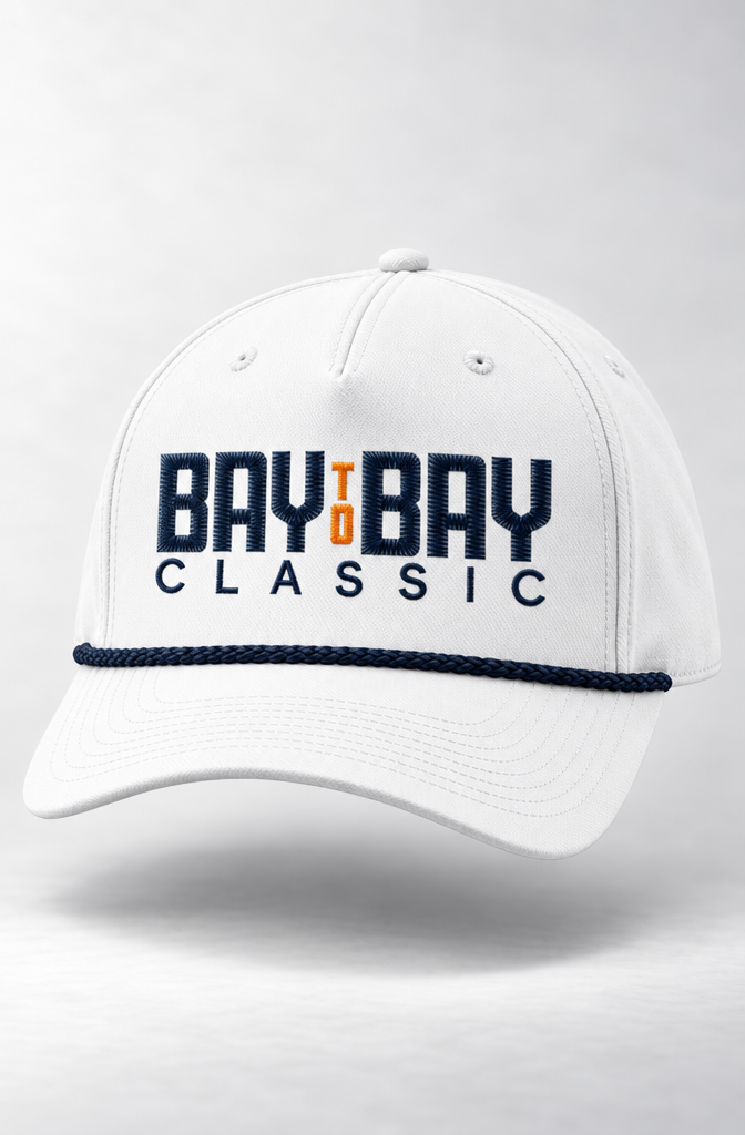 Bay to Bay Classic | 5 Panel Rope Cap White