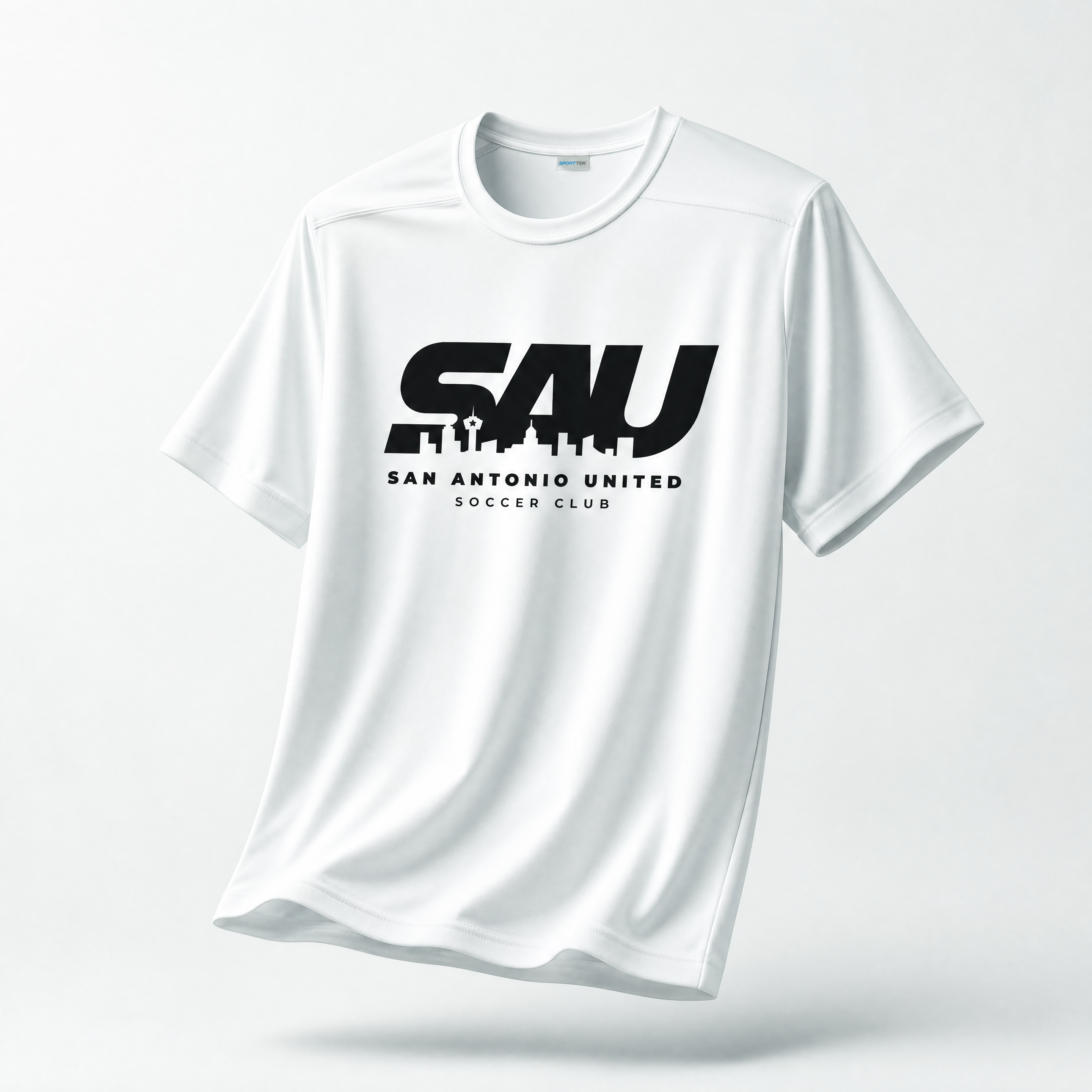 SA United Arch UV Pro Tee | White