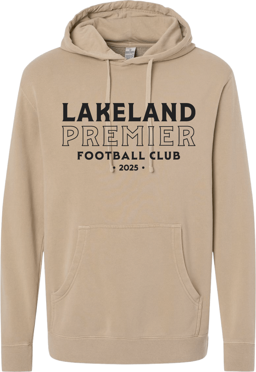 Lakeland Premier Midweight Pigment Dyed Hooded Sweatshirt