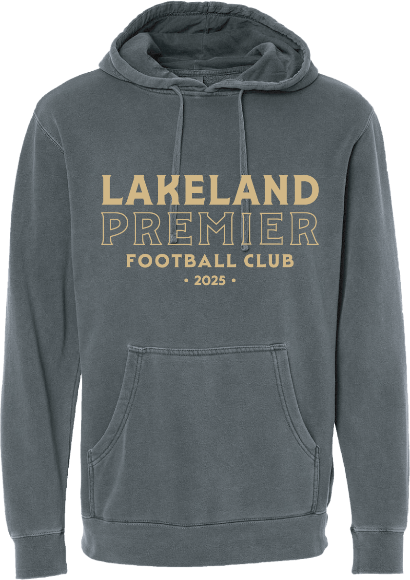 Lakeland Premier Midweight Pigment Dyed Hooded Sweatshirt