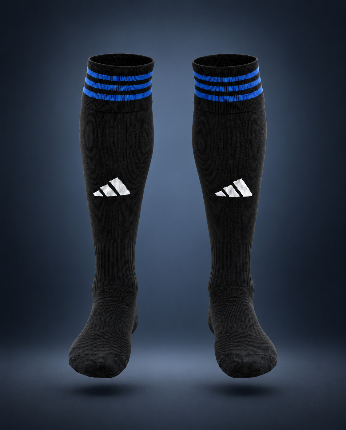 Sting miAdiSock26 Game Sock - Black/Royal