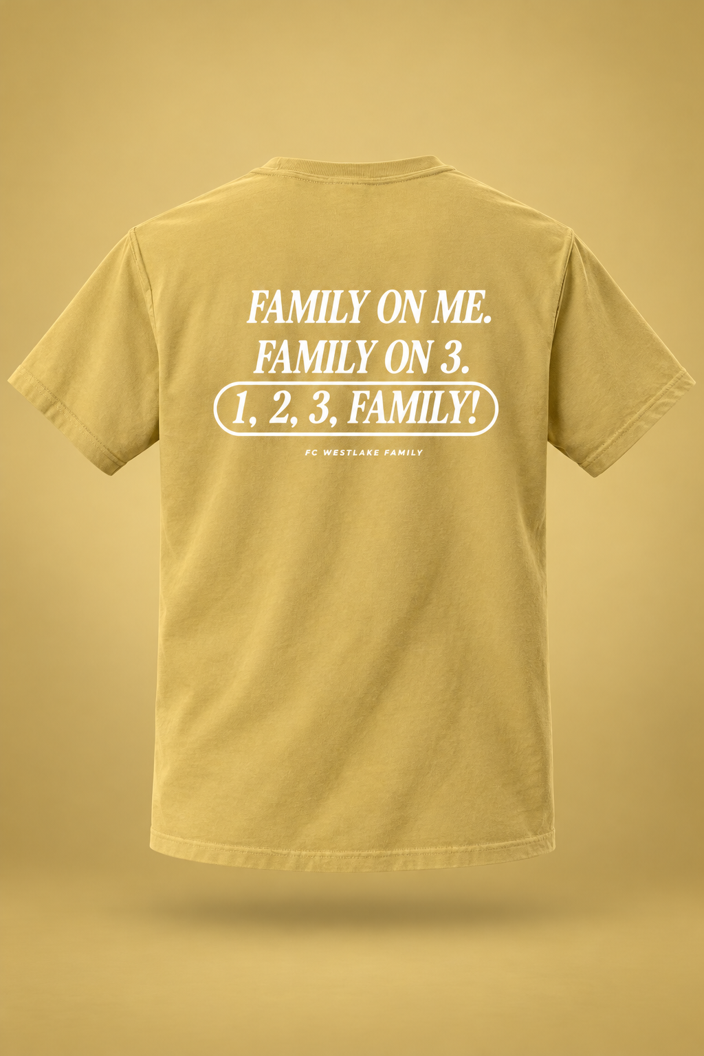 FC Westlake ATX Event | Unisex CC Family Graphic Tee – back view