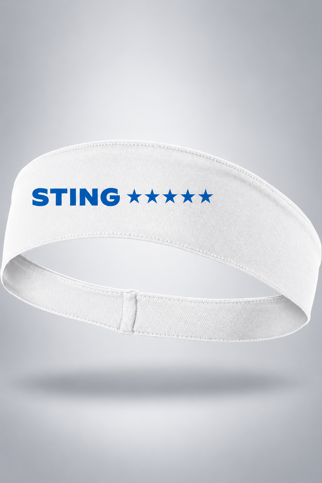 Sting Soccer Core | Star Competitor Headband – White, front view