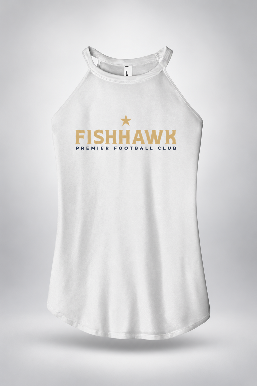 Fishhawk Premier| Women's Active Tank – White, front view