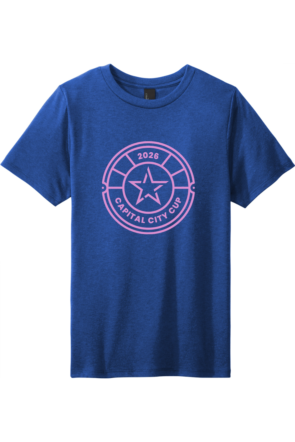 2026 Capital City Cup Pink District Youth Perfect Tri Tee