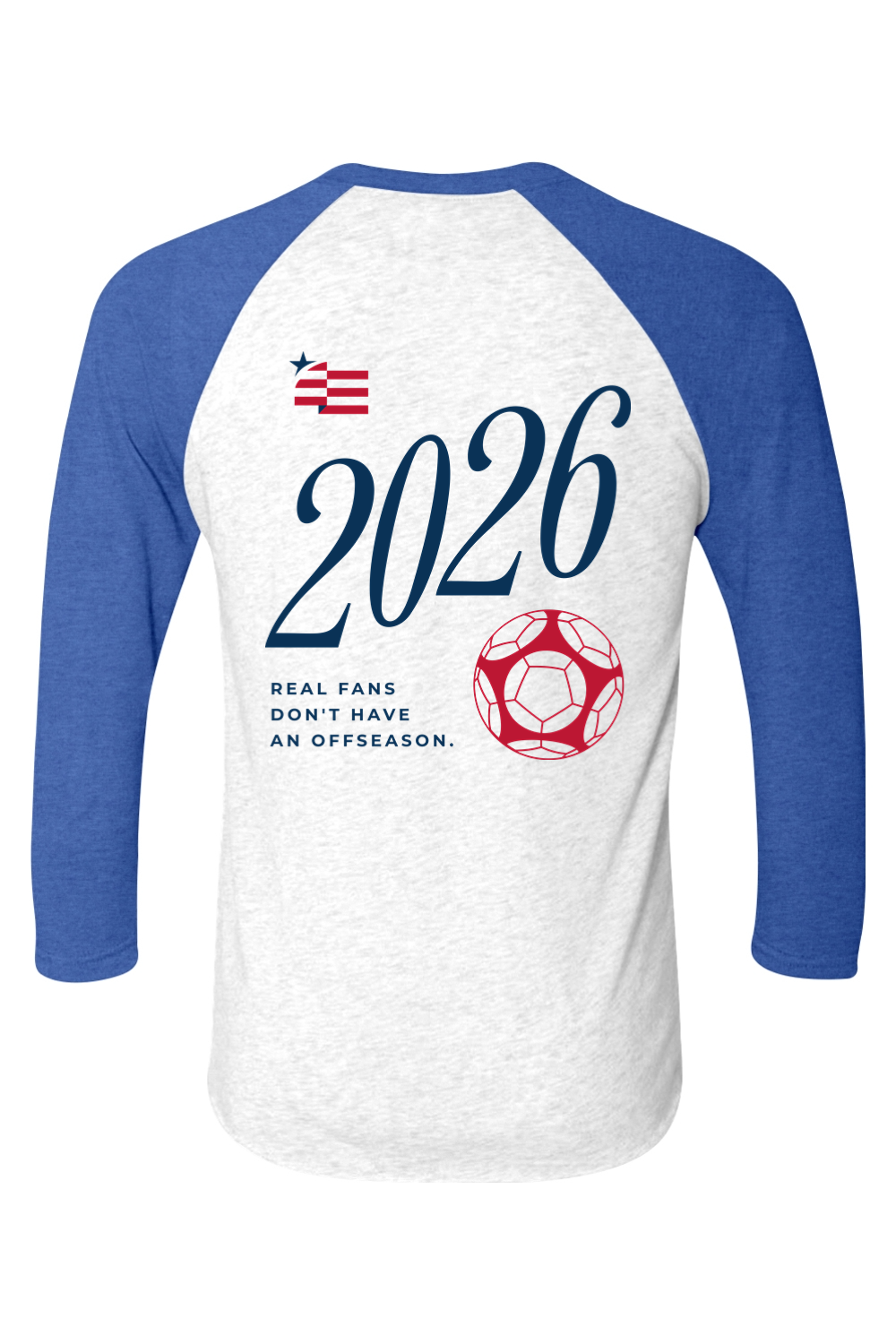 USA 2026 | Unisex Tri-Blend Three-Quarter Sleeve T-Shirt