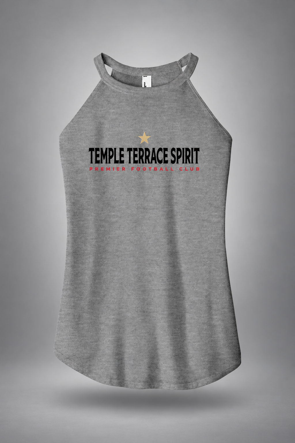 Temple Terrace | Women's Active Tank – Gray, front view