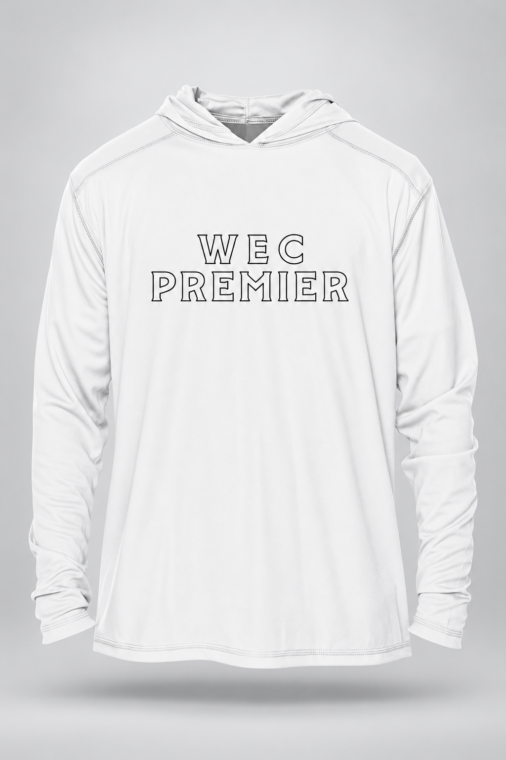 WEC Premier | Men's Vapor LS – White, front view