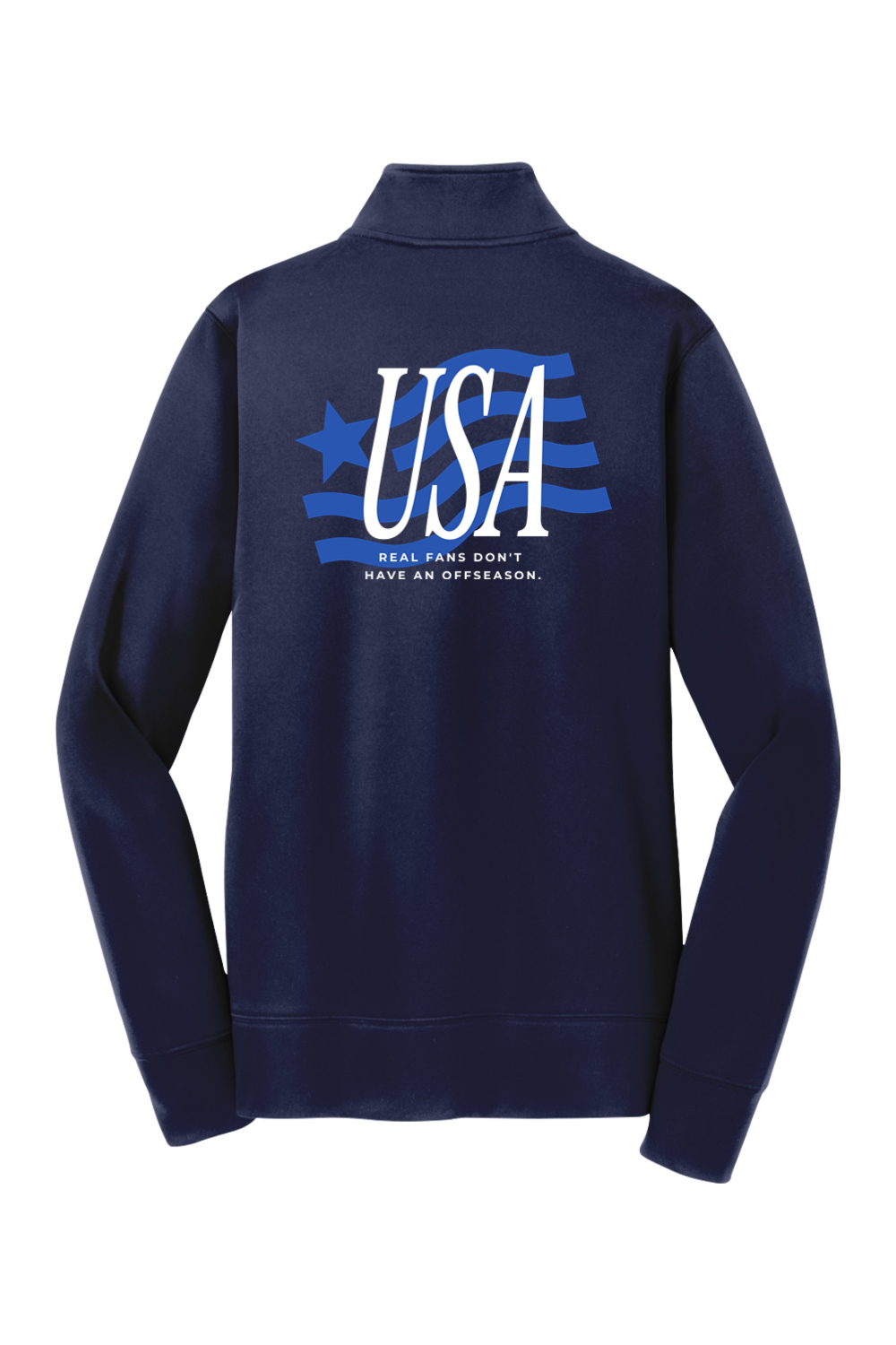 USA Real Fans | Ladies Fleece Full-Zip Jacket