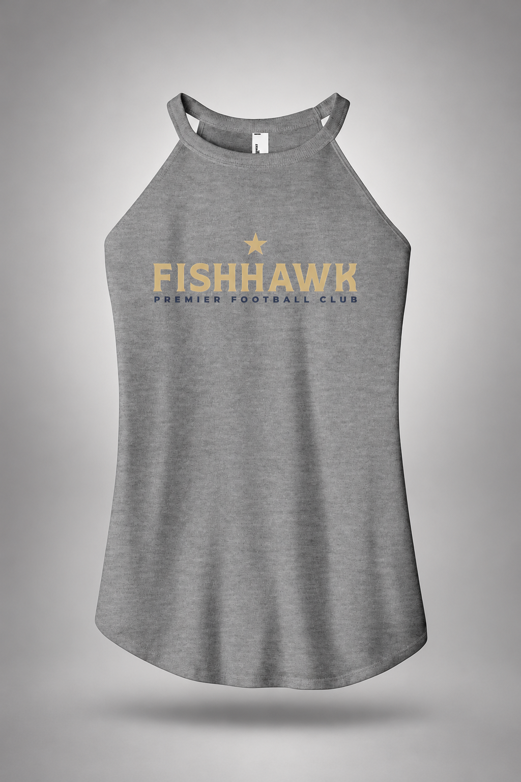 Fishhawk Premier| Women's Active Tank – Gray, front view