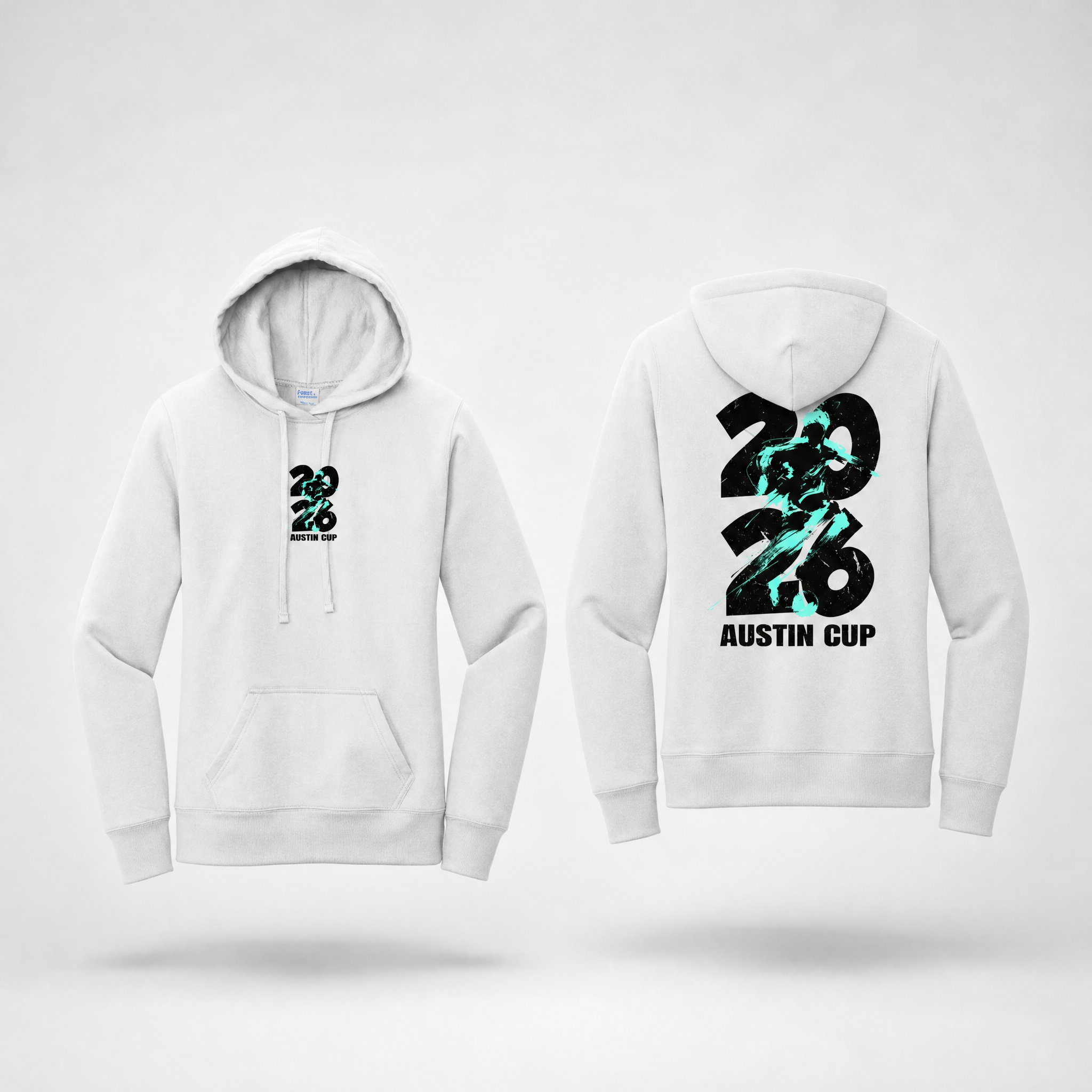 Austin Cup '26 White Hoodie