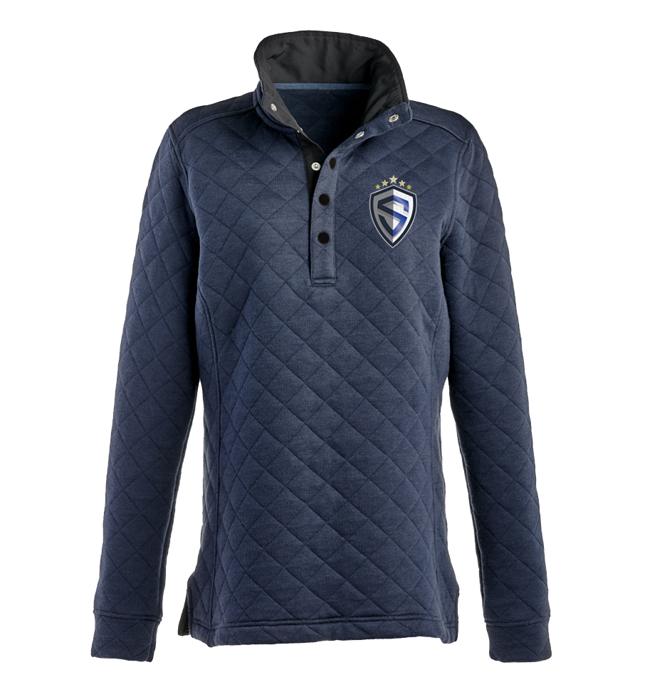 Sting 20 JA Ladies Quilted Snap Pullover