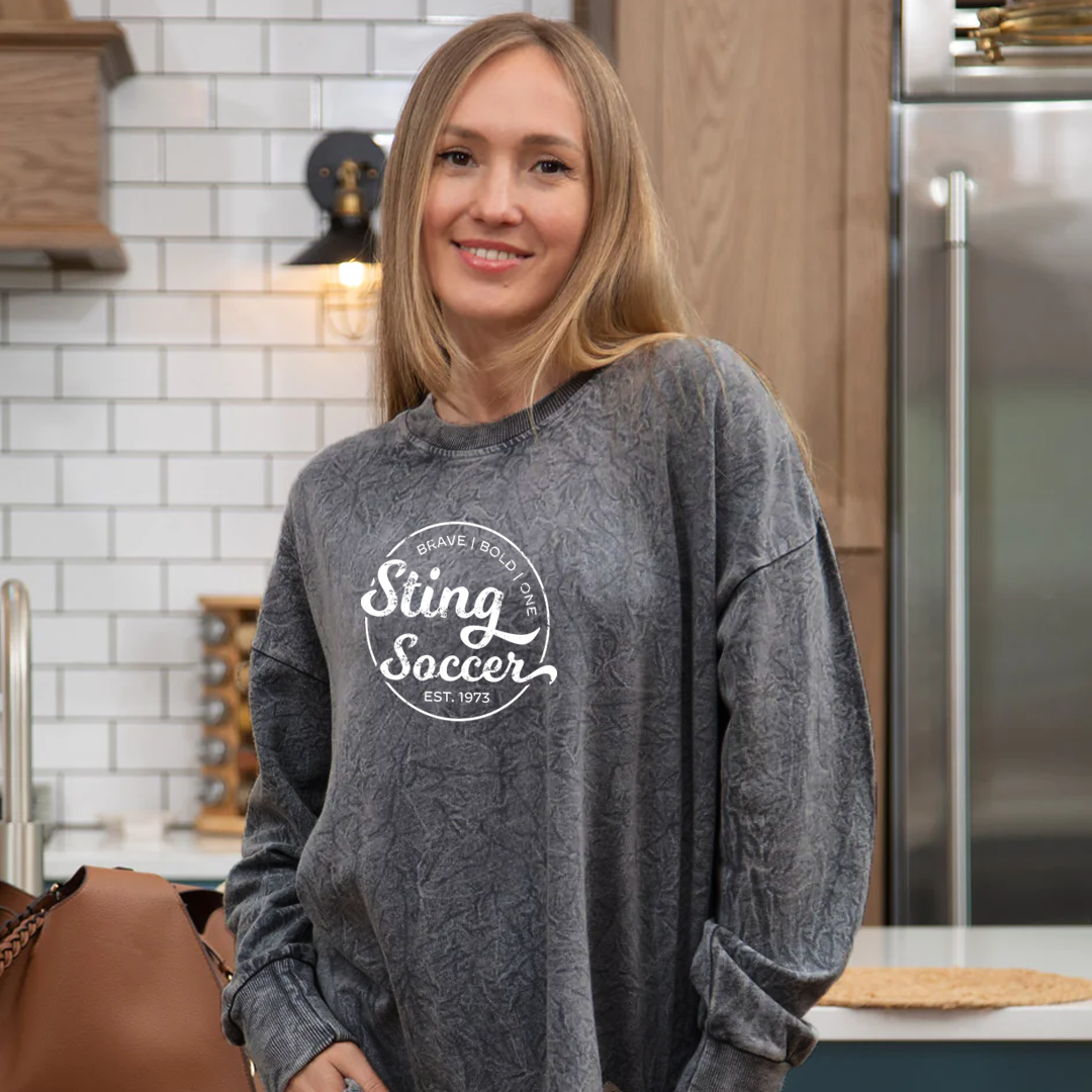 Sting Roxanne Mineral Washed French Terry Top